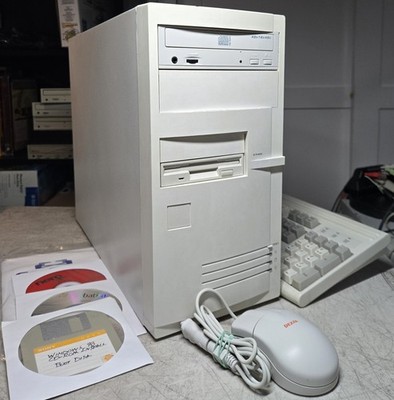 Windows 98 AT Computer 3 16-Bit ISA Slots Aztech Yamaha OPL3 New CD-RW KB Mouse!