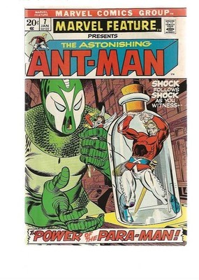 MARVEL  FEATURE  7  -- ANT MAN - WASP - 1972  SERIES - BRONZE AGE  MARVEL COMICS