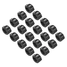 20Pcs Ferrite Filter Ring Core RFI EMI Cable Clip ID 15mm Black