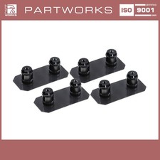 4x Dämpfungsblech Bremssattel für PORSCHE Panamera 970 4.8 Hybrid 3.0 HINTEN