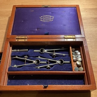 Vintage Technical/Map Drawing Set A G Thornton Ltd Manchester Minerva Series