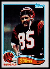 1982 Topps #46 Isaac Curtis - EX