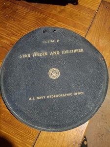 Vintage 1961 Star Finder and Identifier No 2102-D U.S. Navy Hydrographic Office