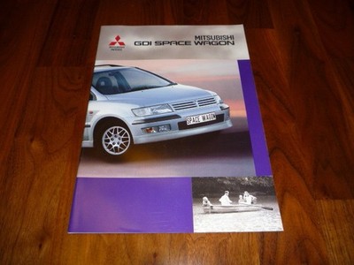 Mitsubishi Space Wagon GDI Prospekt Brochure Depliant 10/1998
