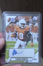 2021 Leaf Pro Set College - Autographs Xavier Worthy #PS-XW1 (AU, RC)