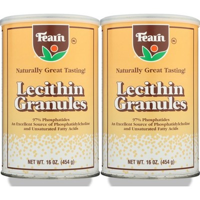 Fearn Lecithin Granules 16 Oz Dietary Supplement 2 Pack