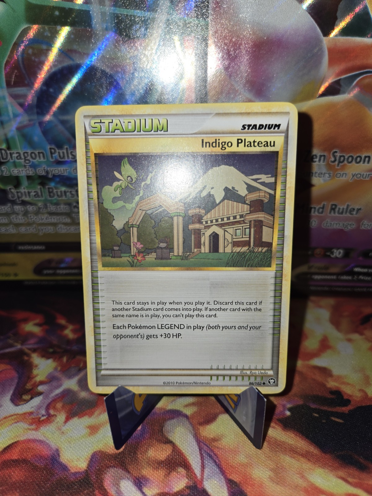 Celebi Indigo Plateau 86/102 Pokemon HG & SS Triumphant Uncommon  NM TCG