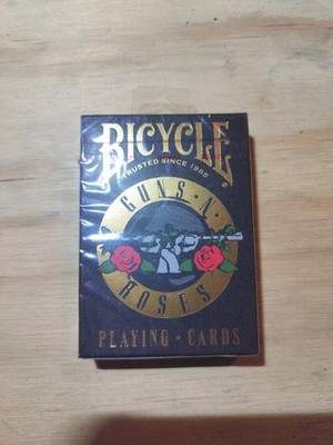 Bicycle Guns N' Roses Playing Cards, Iconic Guns N' Roses Band Designs 1 Deck