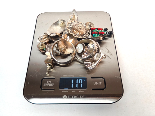 Various Vintage Sterling Silver Jewelry Pieces - 100+g - KOC81425a - Picture 12 of 12