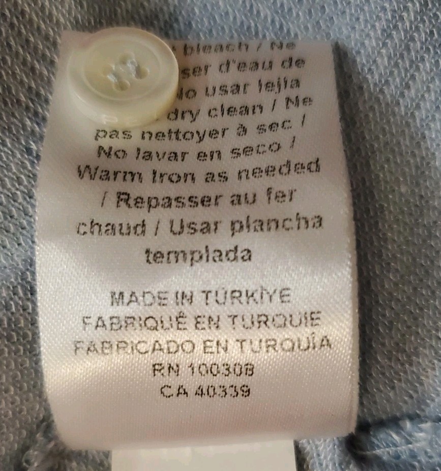 Peter Millar Polo Light Blue Pattern Size XXL - image 8