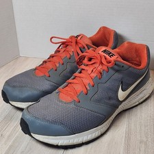 Nike Downshifter Hombres Talla 12 684652-005 Gris Naranja Tenis Zapatos para Correr