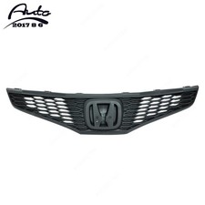 Front Grille Wblack Shell And Insert For Honda Fit Hatchback 2009-2014 Plastic