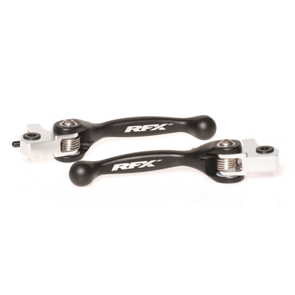 Rfx Race Series Forged Flexible Lever Set - Black For Motorcycle Parts