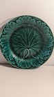 2 Antique Wedgewood, Emerald Grn Majolica Plates.