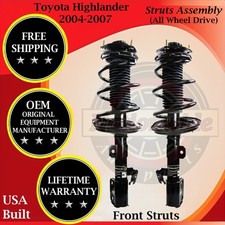 Monroe Oem Front Struts For 2004-2007 Toyota Highlander 4x4 Lifetime Warranty Monroe Oem Front Struts For 2004-2007 Toyota Highlander 4x4 Lifetime Warranty