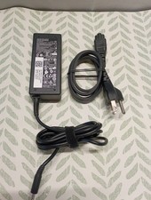 Dell 65W HA65NS5-00 AC Adapter Charger Power Cord used black tip