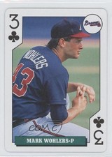 1992 Bicycle Baseball Rookies Playing Cards Box Set Mark Wohlers #3C 5hy