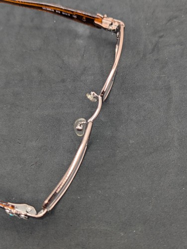 VOGUE Eyeglasses Frames 51 17 Brown turtoise flower rhinestone VO 3688 B 813 130 - Picture 13 of 18