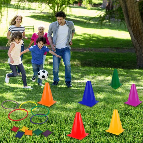 31PCS Outdoor Carnival Ring Toss Game Set for Kids – Gift Play Set & Games Fun - Picture 5 of 5