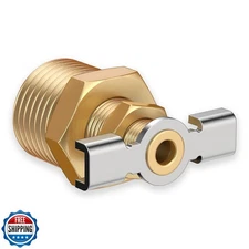 RVGUARD 1/2'' RV Water Heater Replacement Drain Valve with PTFE Tape, Durable