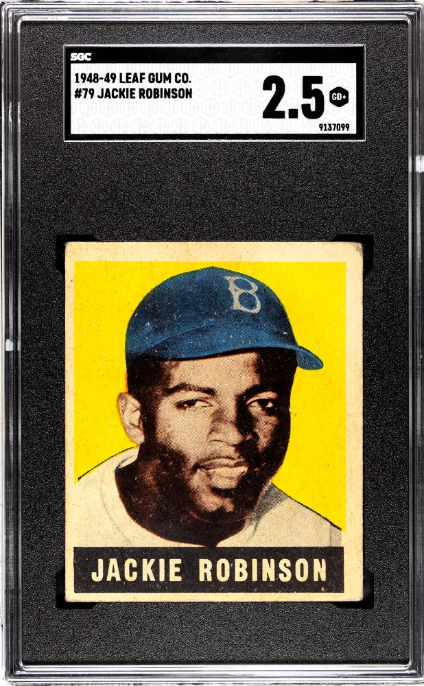 1948 Leaf Gum Co. Jackie Robinson #79 SGC 2.5