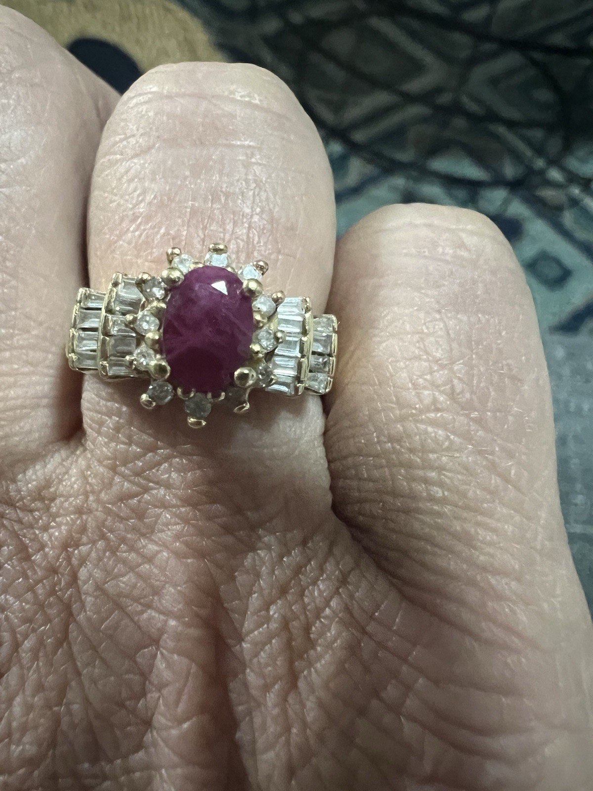 Ruby And Diamond Ring - image 3