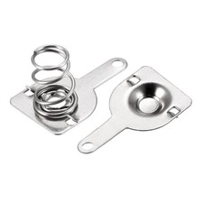 Battery Spring Plate AA Battery Spring Contact Nickel Plate 10mmx10mm 20 Set