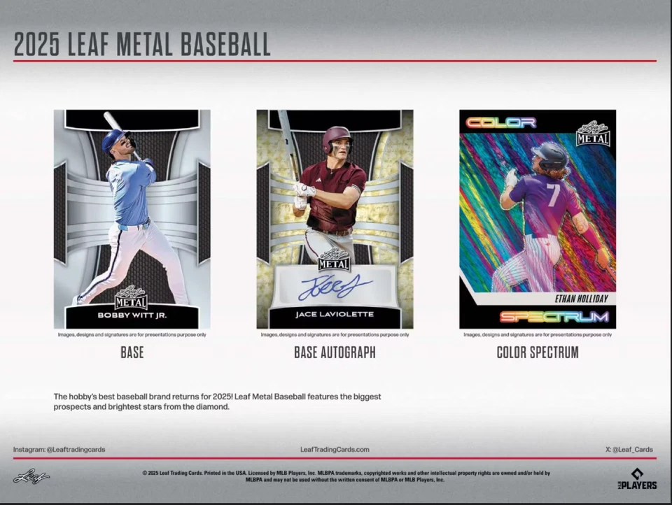 2025 Leaf Metal Baseball Hobby Box - Image 3 of 3