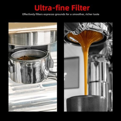 54 mm Edelstahl Kaffeefilterkorb doppelwandig für Kaffee Espresso Brühen