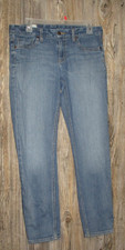 Canvas Lands End Slim Leg Jeans Womens Size 29 Msre 31.5x26.5