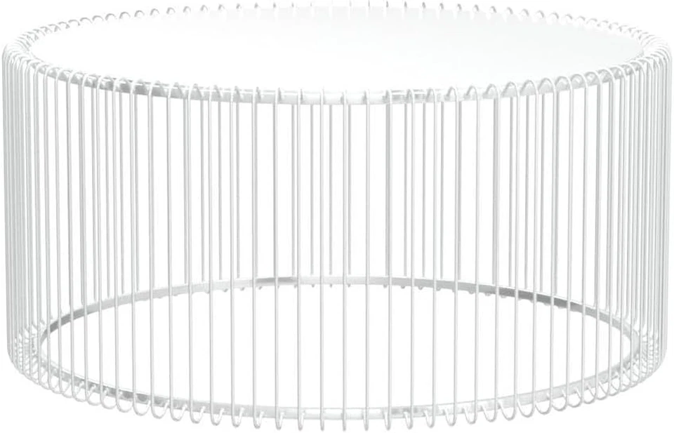 Design Tavolini Da Caffè, Argento/Specchio, Rotondo, Acciaio, Vetro, Tavolino Da - Immagine 4 di 4