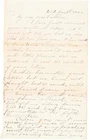 1864 Civil War Letter to Soldier from Sister - Cooperstown, NY and Washington DC