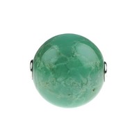 Cavill Chrysopras AnhäNger 4,9Ct 925 Silber Rhodiniert Rund GrüN Damen