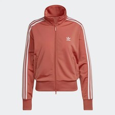 adidas Adicolor Firebird Track Top Women's Brown Primeblue HN5899 Size 6 New