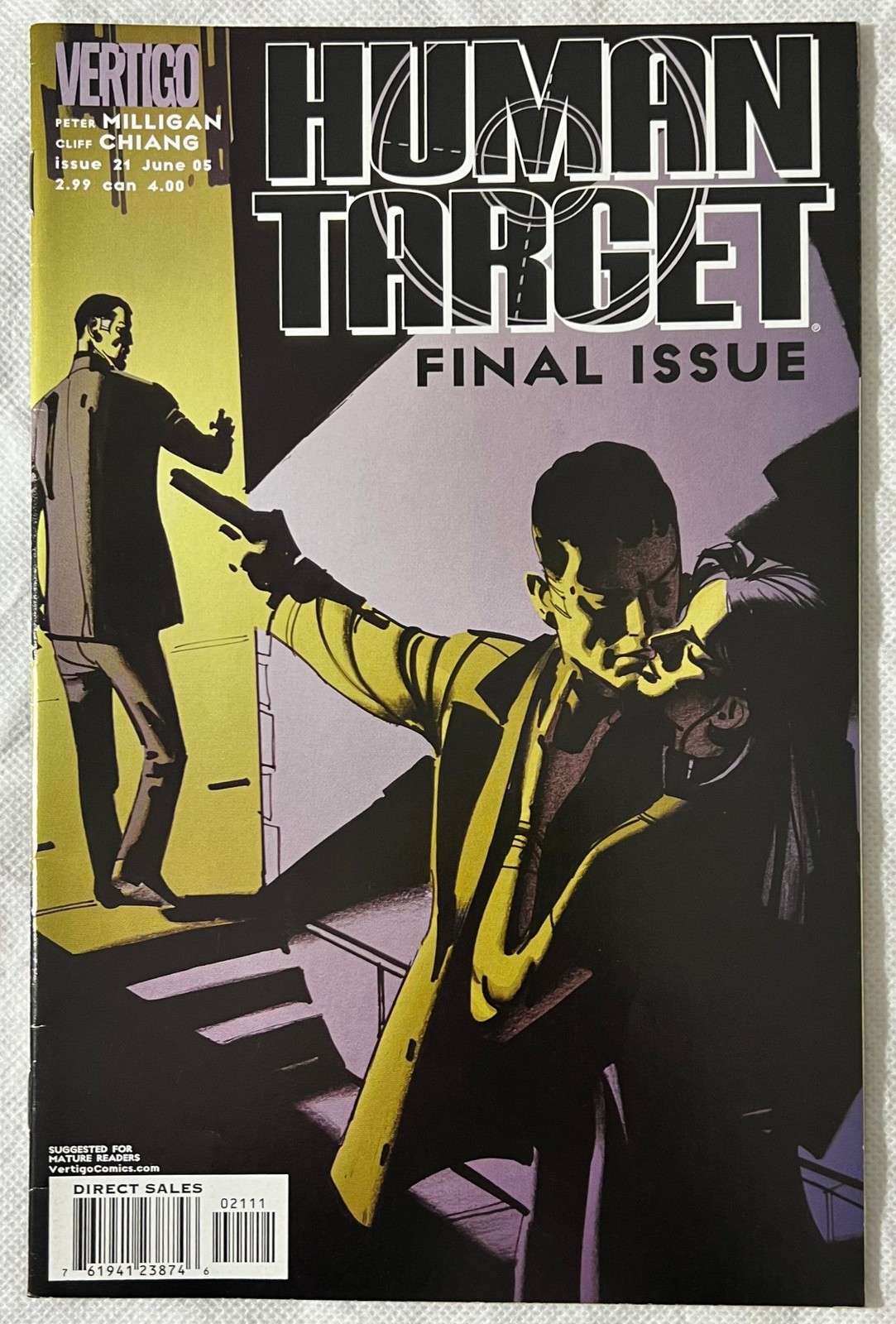 Human Target Final Issue #21 Vertigo DC Comics Good Condition June 2005 Mature