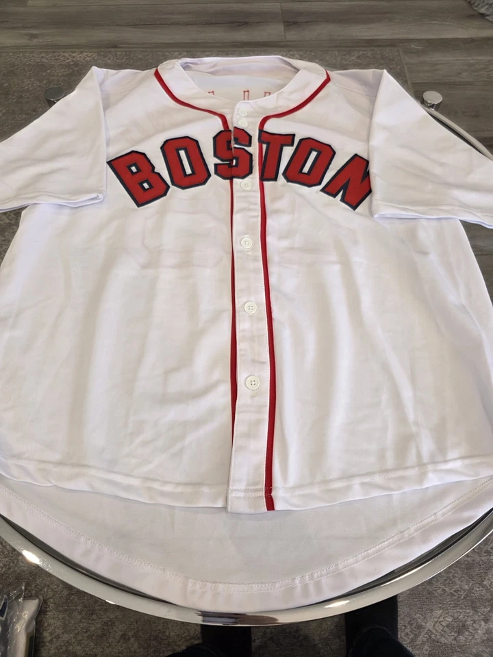 Curt Schilling Autographed/Signed Jersey JSA Sticker White Custom Jersey - Image 4 of 4