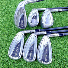 TaylorMade Stealth HD Iron Set RH 6-PW+AW REAX M Flex Senior Shaft Lamkin Grip