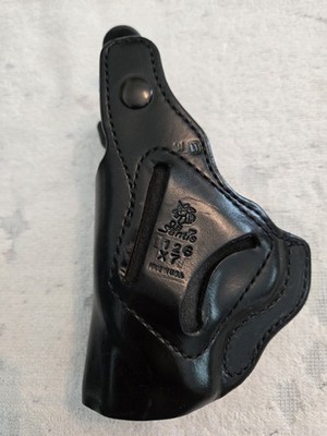 DeSantis Mod 126 Comp 2, Prem Saddle Leather Non-Molded - S&W M&P Shield 9mm/.40
