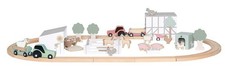 Jabadabado Spielbahnset Bauernhof mit Tieren – Kreativer Spielspaß für Kinder