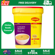 Maggi Chicken Noodle Flavoured Soup Mix, 2kg (Makes 35.2 litres, 196 Serves)