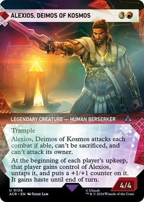 Alexios, Deimos of Kosmos (Showcase) UC ACR #134 NM FOIL