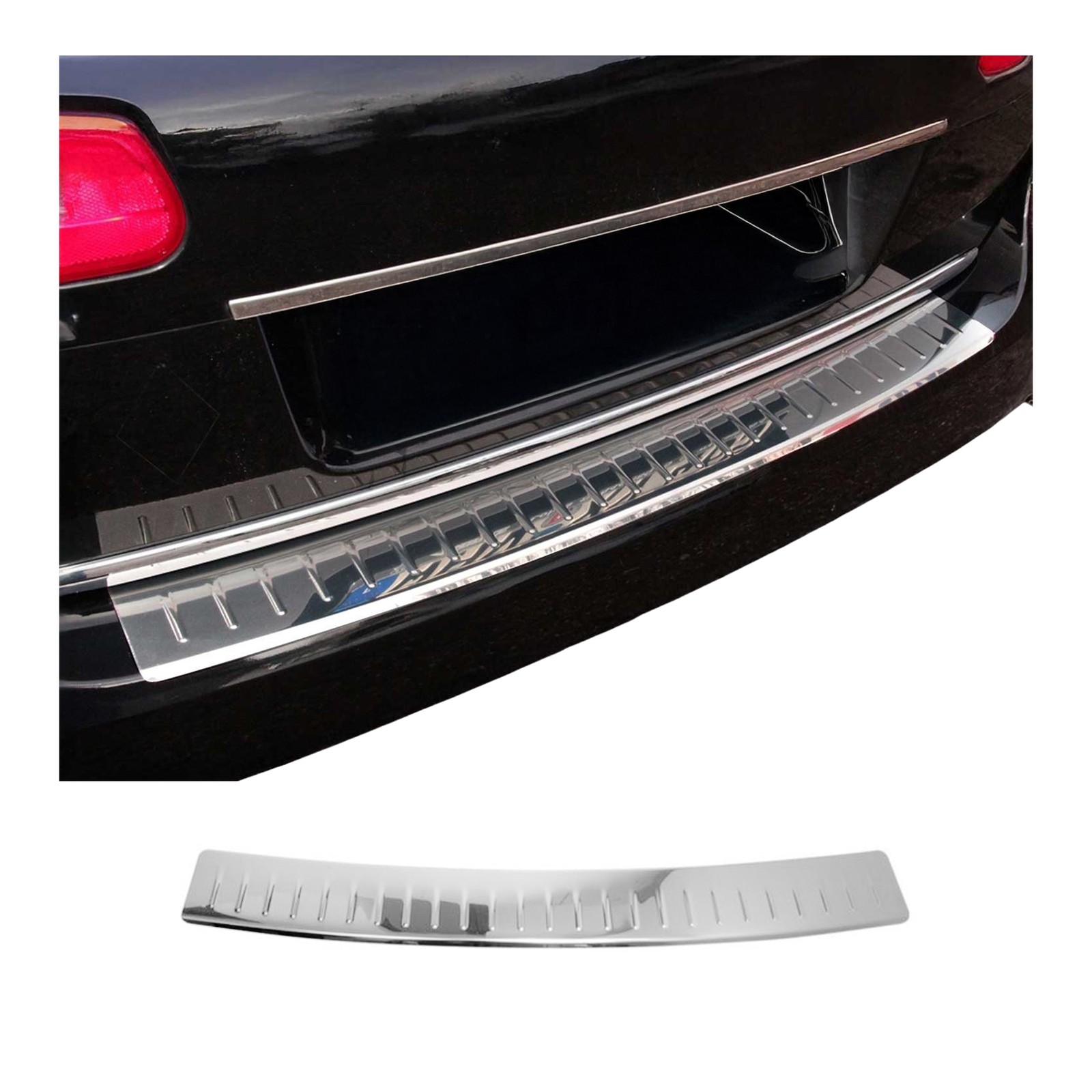 Protection pare-chocs VW Passat B6 Break inox idéale pour les départs en vacances