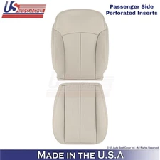 2010-2014 For Subaru Outback Leatherette Passenger Side Seat Covers Warm Ivory