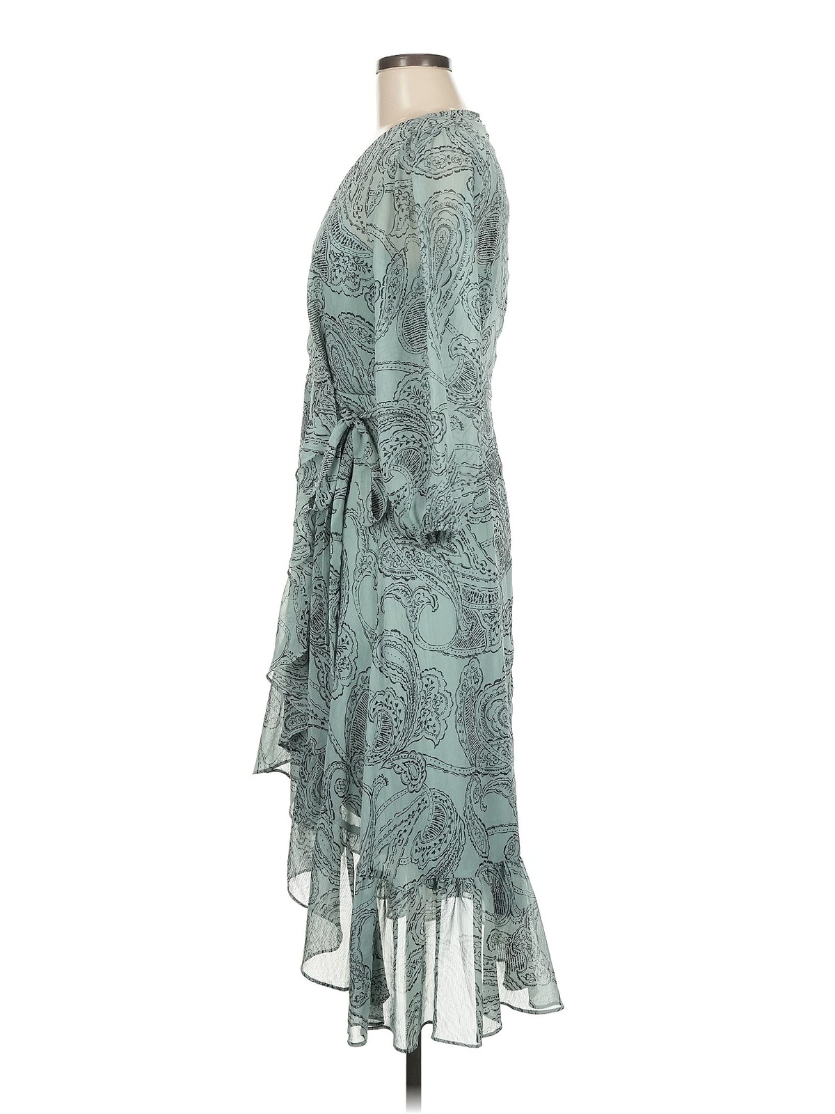 Calvin Klein Women Green Cocktail Dress 6 thumbnail 4