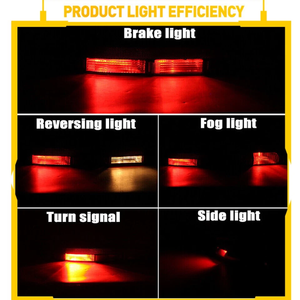 For 2016 2017-2020 Audi Q7 Right Passenger Rear Bumper Stop Lamp Light Reflector - Image 3 of 4