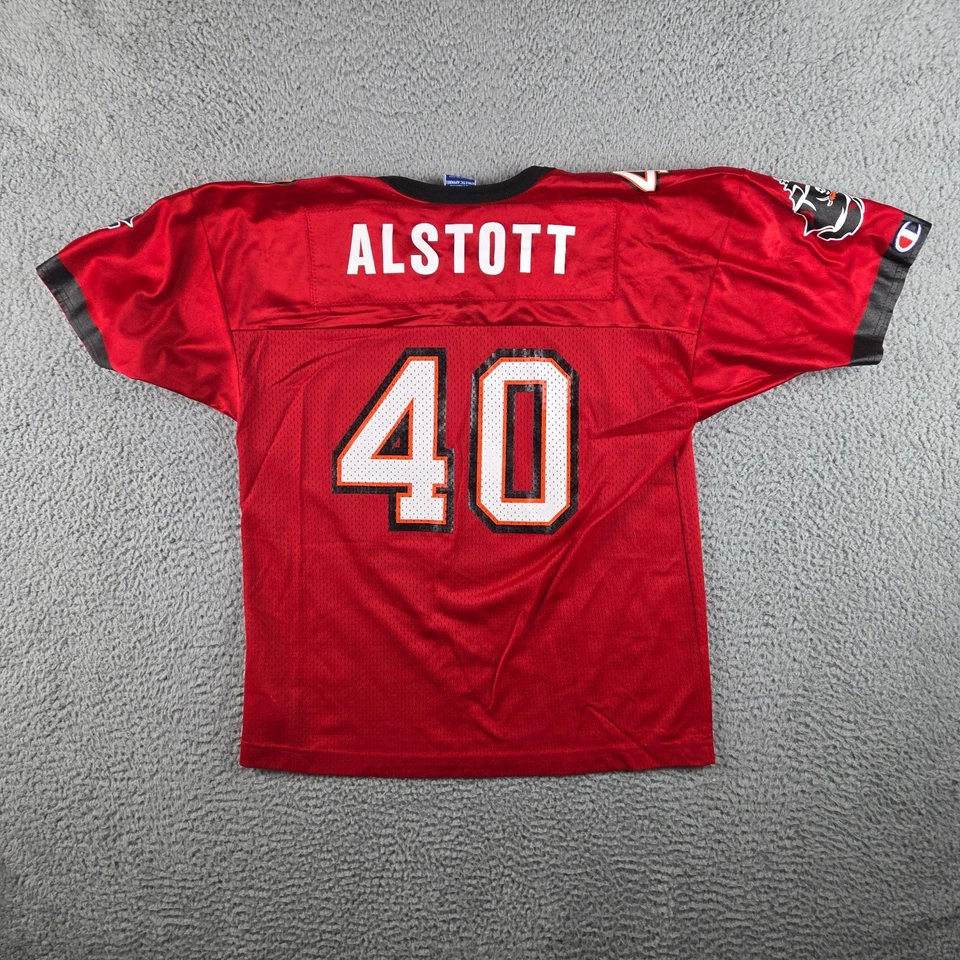 Camiseta De Colección Tampa Bay Buccaneers #40 Mike Alstott Juvenil XL (18/20) Campeón Foto 2 de 4