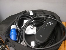 GENUINE AUDI E-TRON TYPE 2 3 PIN HOME CHARGER CHARGING EV CABLE + COMMAND LEAD