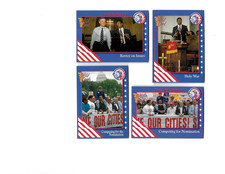 4) different JESSE JACKSON 1992 Wild Card '92 Decision Political Card LOT (a)