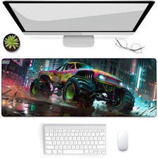 Gaming Mouse Pad, Car Themed Mouse Pad, Desk Mat, Non-Slip Rubber Base MouseP...
