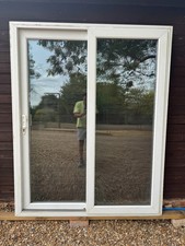 Upvc Patio Sliding Doors White Slider Exterior Double Glazed Exterior narrow